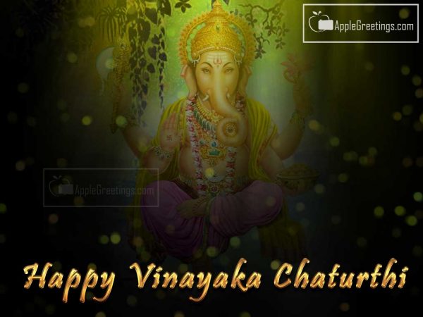 The Festival Of Lord Ganesha [y] Wishes Greetings Wallpapers Unique (Image No : J-314-1)