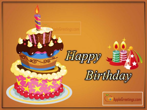 Awesome Chocolate Cake Birthday Wishes Greetings For Birthday Celebration Wishes (Image No : J-452-1)