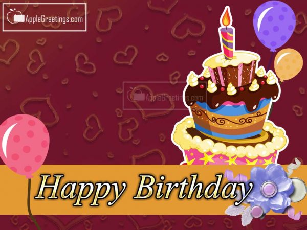 Nice Birthday Wishes Cake Images Greetings Pictures Photos (Image No : J-457-1)