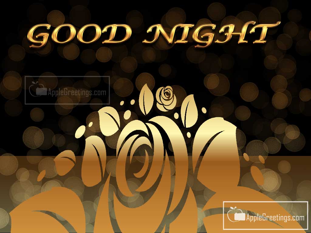 Nice Good Night Wishes Pictures Images Photos With Flowers Free Download (Image No : J-476-1)