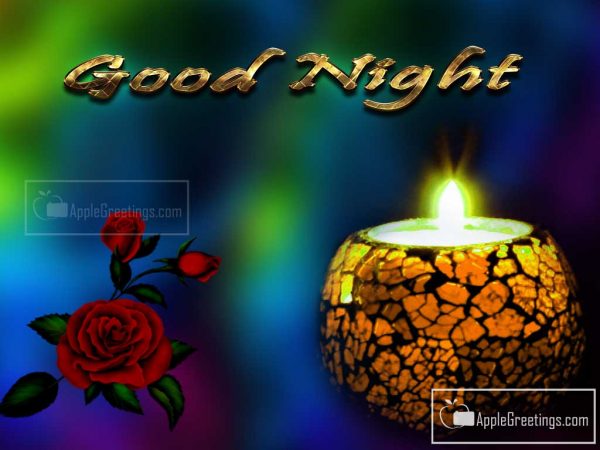 Good Night Photos Pictures With Good Night Wishing Text Images (Image No : J-497-1)