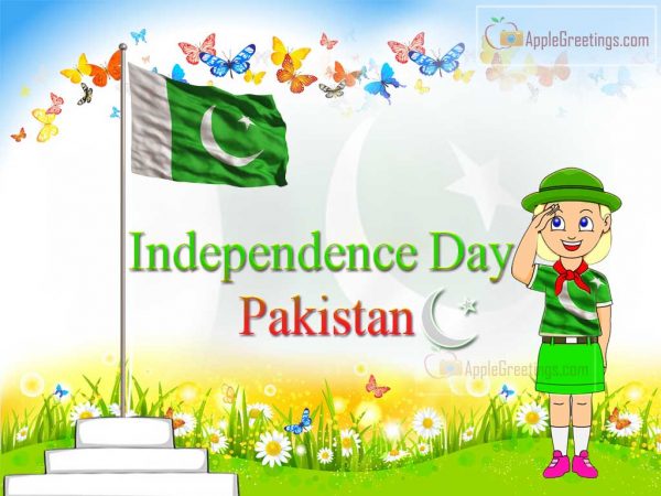 Happy Independence Day Pakistan New Wishes Wallpapers With Pakistan Flag Images (Image No : M-462)