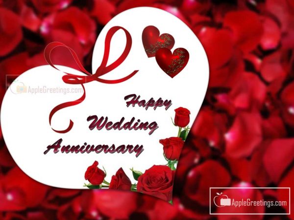 Beautiful Wedding Anniversary Wishes Greetings On Facebook And Whatsapp (Image No : J-657-2)