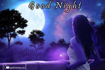 Night Background Images With Lonely Girl Pictures To Say Good Night To Your Best Friends