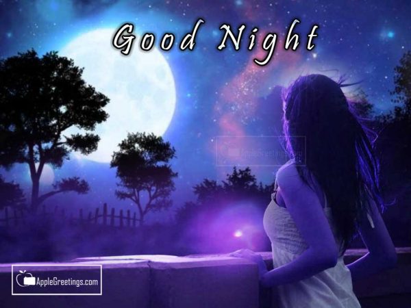 Night Background Images With Lonely Girl Pictures To Say Good Night To Your Best Friends