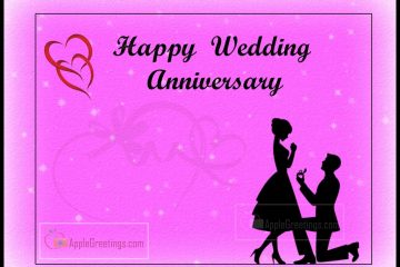 Happy Anniversary Wishes Pictures For Greet Your Life Partner On Wedding Day (Image No : T-247-1)