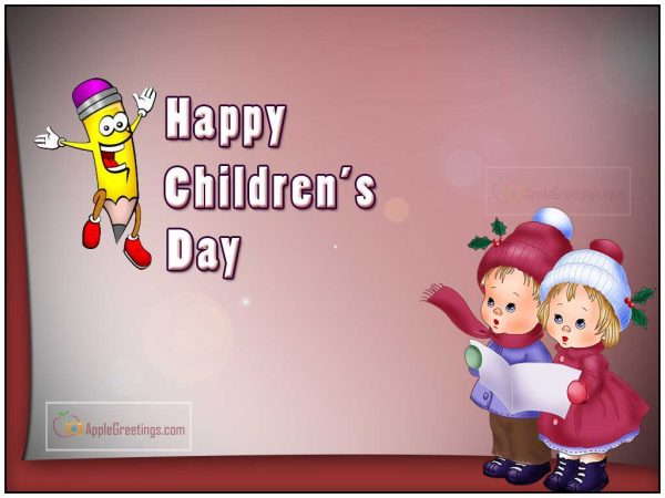 Wishing Happy Children’s Day By This Cute Children’s Day Wishes Images (Image No : T-604)