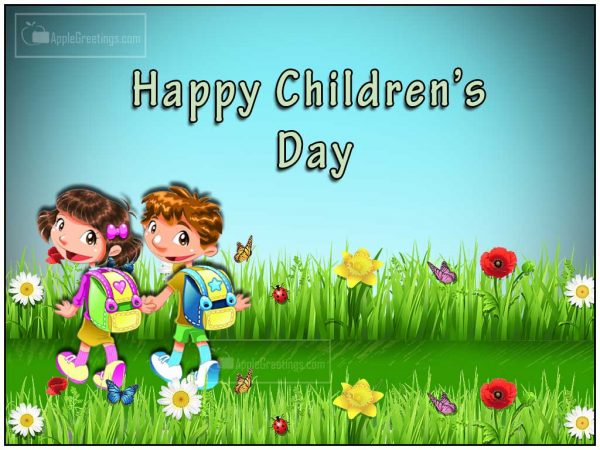 Special Children’s Day Wishing Cards For Facebook And Whatsapp Status Images (Image No : T-605)
