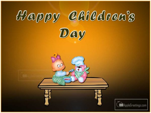 Children’s Day Celebration Wishes Greetings Images To Share With All (Image No : T-610)