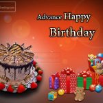 Advance Happy Birthday Gift Greetings