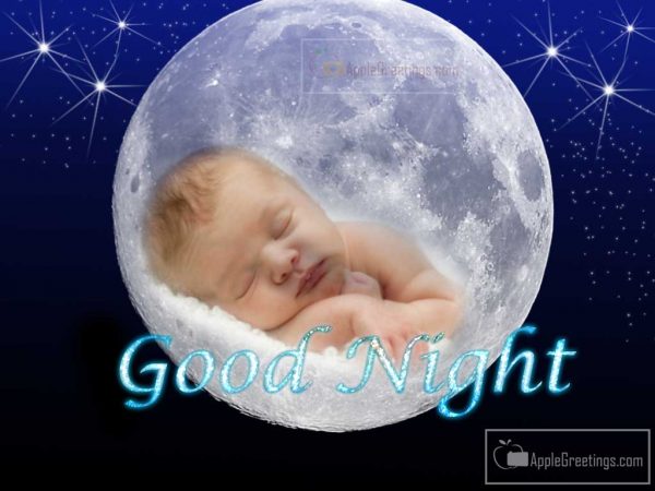 Good Night Wishes Images And Greetings Pictures By Cute Baby
