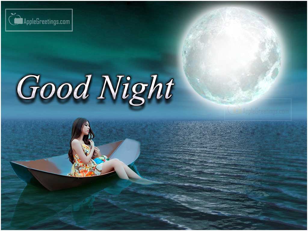 Good Night Images With Alone Sad Girl On Beach Background Pictures For Whatsapp